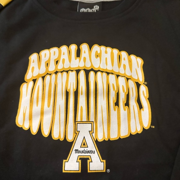 Appalachian Mountaineers Kids Black Sweatshirt - Picture 2 of 5